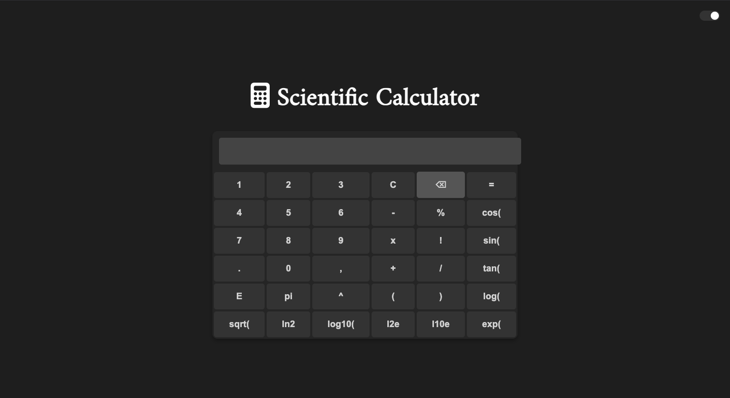 Scientific Calculator